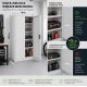 9. Iron Mate MARS Metall-Garagenschrank 185 x 90 x 45 Grau RAL7035