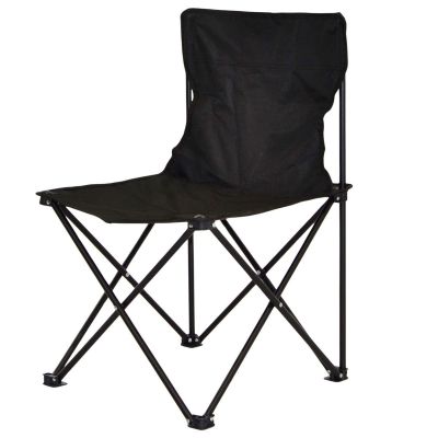 28. Faltbares Touristen-Set 3-in-1 Tisch und 2 Stühle Schwarz Enero Camp