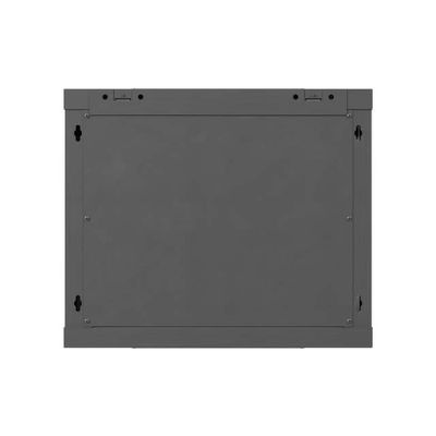 13. Lanberg 19" 9U 600x600 schwarzer Wandschrank mit perforierten Türen (flach verpackt)