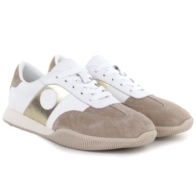 4. Damenlederschuhe in Weiß und Beige Artiker 58C1113
