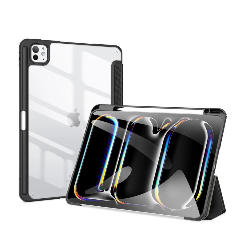 2. Dux Ducis Toby Hülle mit Klappe und Ständer für iPad Pro 11" 2024 - Schwarz