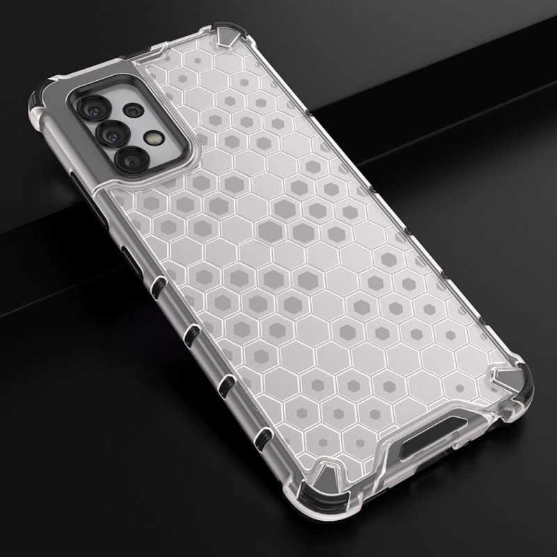 13. Gepanzerte Wabenhülle mit Gelrahmen für Samsung Galaxy A13 5G transparent