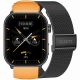 Herren-Smartwatch GRAVITY GT28-2 Armband + Armband Orange Schwarz