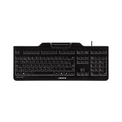 CHERRY KC 1000 SC USB QWERTZ Schweizer Tastatur Schwarz