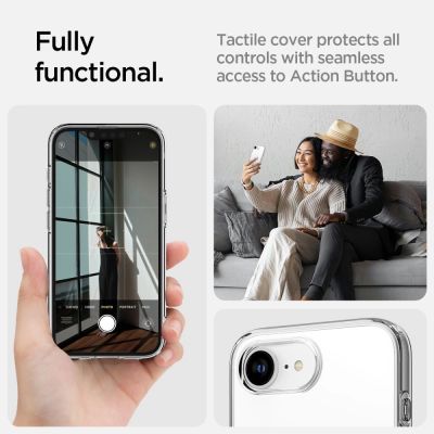 13. Spigen Liquid Crystal Mag MagSafe Hülle für iPhone 16e / 17e – Transparent