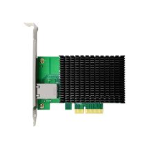 LevelOne GB PCIe4x 1xRJ45 10Gbps Netzwerkkarte Grün