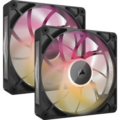 CORSAIR iCUE Link RX140 MAX RGB Starter Kit - Gehäuselüfter - 140 mm - (2er-Set)