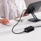 9. Baseus Schnellladegerät GaN5 Pro HUB HDMI 2 x USB-C / USB-A / HDMI 4K 30Hz 1,5m schwarz + USB-C Kabel - USB-C 100W 40Gb/s (USB4) 1m (CCGP110201)