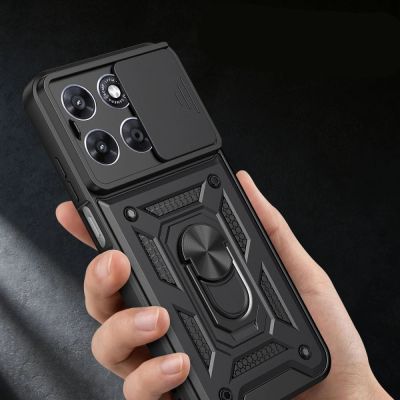 5. Tech-Protect CamShield Pro Schutzhülle für Motorola Moto G57 Power / G67 Power – Schwarz