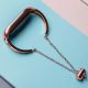 5. Metallarmband für Xiaomi Mi Band 3 / 4 / 5 / 6 Armband - Rosa