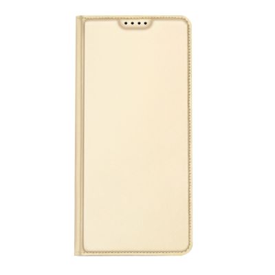 10. Dux Ducis Skin Pro Hülle für Xiaomi Redmi 11A / Poco C55 / Redmi 12C Cover Flip Card Wallet Stand Gold