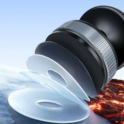 4. Dudao F24PRO MagSafe-kompatible Autohalterung mit Saugnapf für Windschutzscheibe oder Armaturenbrett – Schwarz