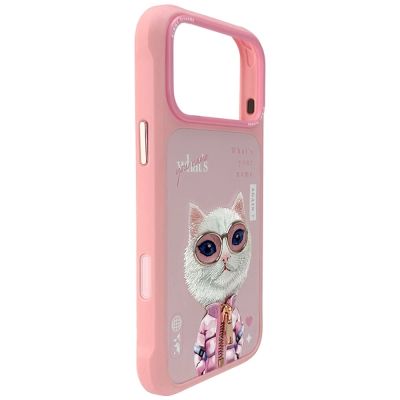 4. Nimmy Cool&Cute 2.0 Katzenhülle für iPhone 17 Pro Max – Pink