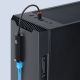 13. Baseus Lite Series externe Netzwerkkarte USB Typ C - RJ-45 1Gbps (1000Mbps) schwarz (WKQX000301)
