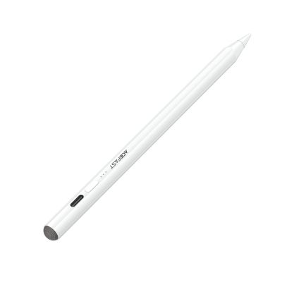 3. Acefast V2 kapazitiver Stift für iPad mit 2 austauschbaren Spitzen – Weiß