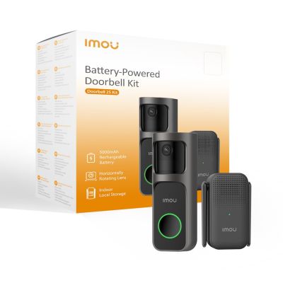 9. Video-Türsprechanlagen-Set VIDEO DOORBELL KIT/2S DB-2SP-3T0W/DS2S IMOU