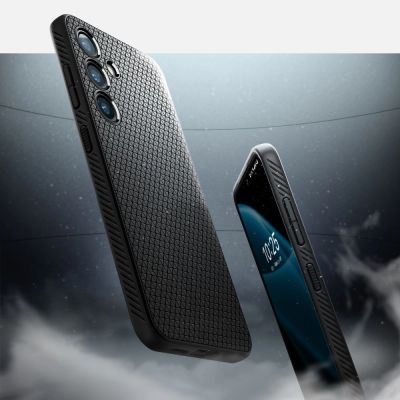 9. Spigen Liquid Air Hülle für Samsung Galaxy S24 – mattschwarz