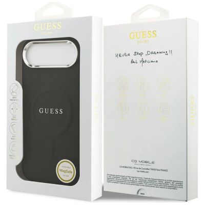 8. Guess Classic Logo MagSafe Hülle für iPhone Air - Schwarz