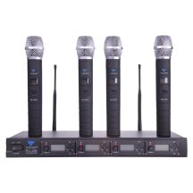 PLL-400 UHF 4-Kanal-Mikrofon (4 Handmikrofone)