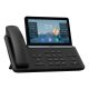 3. Yealink T88W Pro VoIP-Telefon, schwarzes LCD-Display, WLAN