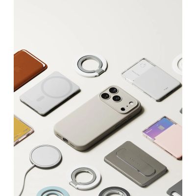 9. Ringke Silikon MagSafe Hülle für iPhone 18 Pro – Beige