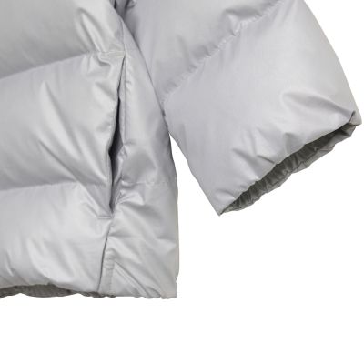 9. Adidas Synthetic Down Glam Silver Kinderjacke JM8870