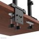 10. Neomounts DS60-600BL2-1 Monitorhalterung/Ständer 81,3 cm (32") Schreibtisch Schwarz