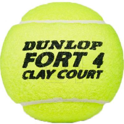 2. Dunlop Fort Clay Court Tennisbälle 4 Stück 601613