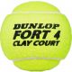 2. Dunlop Fort Clay Court Tennisbälle 4 Stück 601613