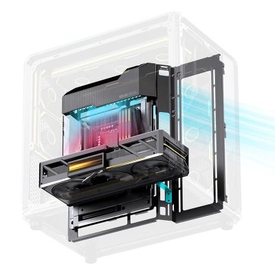 24. Jonsbo X400 PC-Gehäuse, Midi-Tower, ATX, gehärtetes Glas – grau