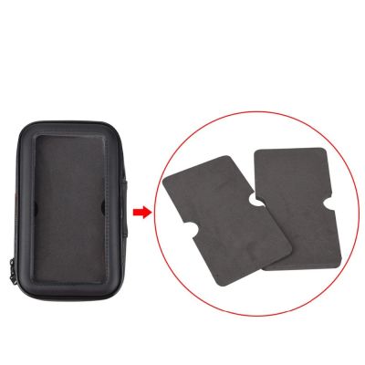 5. Wasserdichte Fahrrad- und Motorrad-Handytasche, Satteltasche für Lenker XL (max. Handygröße: 165 mm x 80 mm), schwarz (ohne Lenkerhalterung)