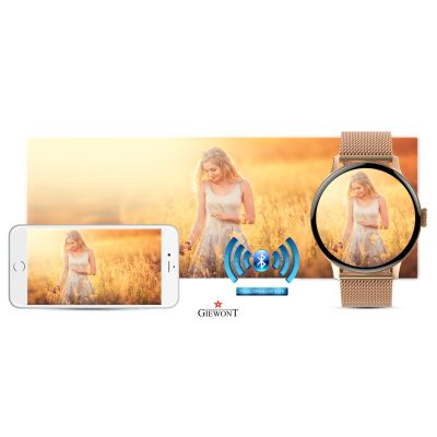 14. GIEWONT Damen-Smartwatch GW330-1 in Roségold