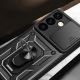8. Hybrid Armor Camshield Panzerhülle für Samsung Galaxy S24+ mit Kameraabdeckung – Schwarz