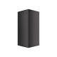 4. Lanberg WF01-6627-10B einteiliger Schrank (27 HE; 1300 mm / 600 mm / 600 mm; Wandmontage; Glas; 19 Zoll; schwarz)