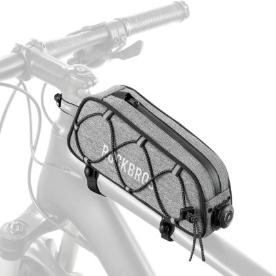 Rockbros TL004 ROAD TO SKY 0,7L Wasserdichte Rahmentasche für Fahrräder - Grau