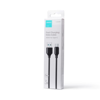 5. Joyroom Langlebiges USB-A/USB-C-Kabel der Serie A9 (3 A, 1 m) – Schwarz