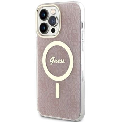 2. Guess 4G MagSafe Hülle für iPhone 14 Pro Max – Rosa
