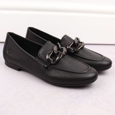 6. Bequeme Lederschuhe mit Kette Remonte W RKR645 schwarz