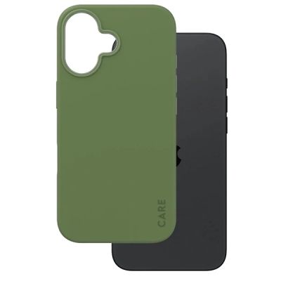 2. CARE by PanzerGlass Fashion Case iPhone 16 6,1" grün/grün MagSafe 1385