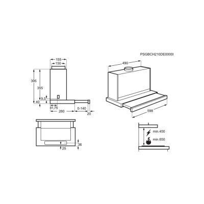 2. ELECTROLUX LFP616X Dunstabzugshaube