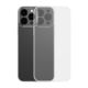Baseus Frosted Glass Case Cover für iPhone 13 Pro Max Hardcover mit Gelrahmen Transparent (ARWS000802)