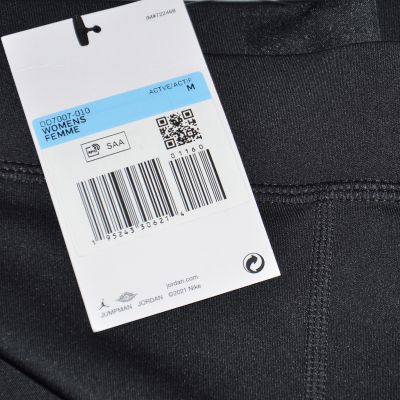 4. Air Jordan Leggings Damen Core Schwarz/Weiß - DD7007-010