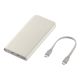 5. Samsung EB-P3401XUEGWW Powerbank 10000 mAh 25 W 2x USB-C - beige