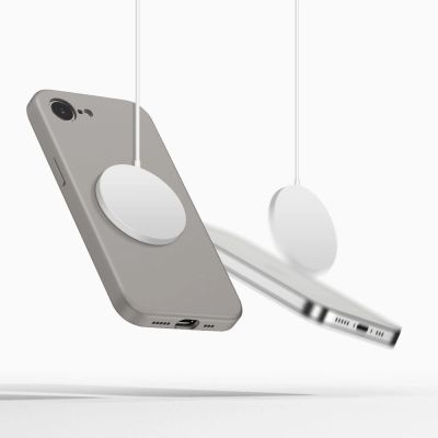 2. Tech-Protect Silikon-MagSafe-Hülle für iPhone 16e / 17e – Grau