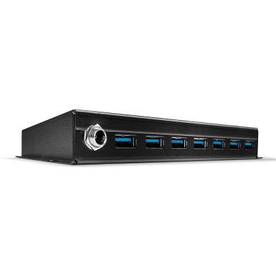 Lindy 7-Port Industrieller USB 3.0 Hub – Hub – 7 x SuperSpeed USB 3.0 – Schreibtisch