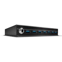 Lindy 7-Port Industrieller USB 3.0 Hub – Hub – 7 x SuperSpeed USB 3.0 – Schreibtisch