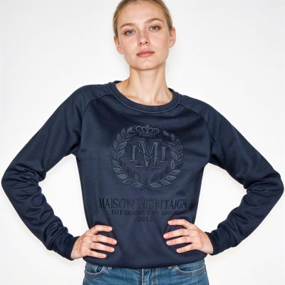 6. Maison Montaigne FIMOSAI NAVY MT LADY 016 Sweatshirt (RBMWW6411F/MM-MARINE)