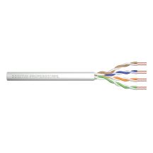 Digitus Installationskabel Cat.5e, U/UTP, Eca, AWG 24/1, PVC, 100 m, Grau, Karton