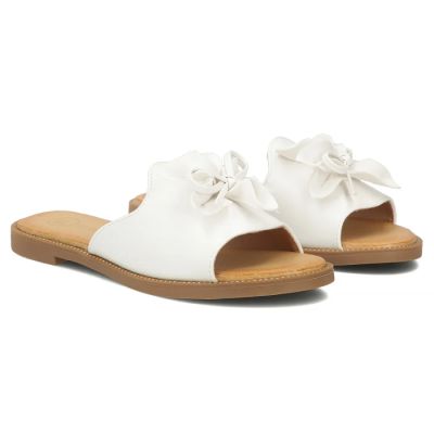 5. Damen-Flip-Flops mit weißem Blumenmuster, Filippo DK7898