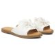 5. Damen-Flip-Flops mit weißem Blumenmuster, Filippo DK7898